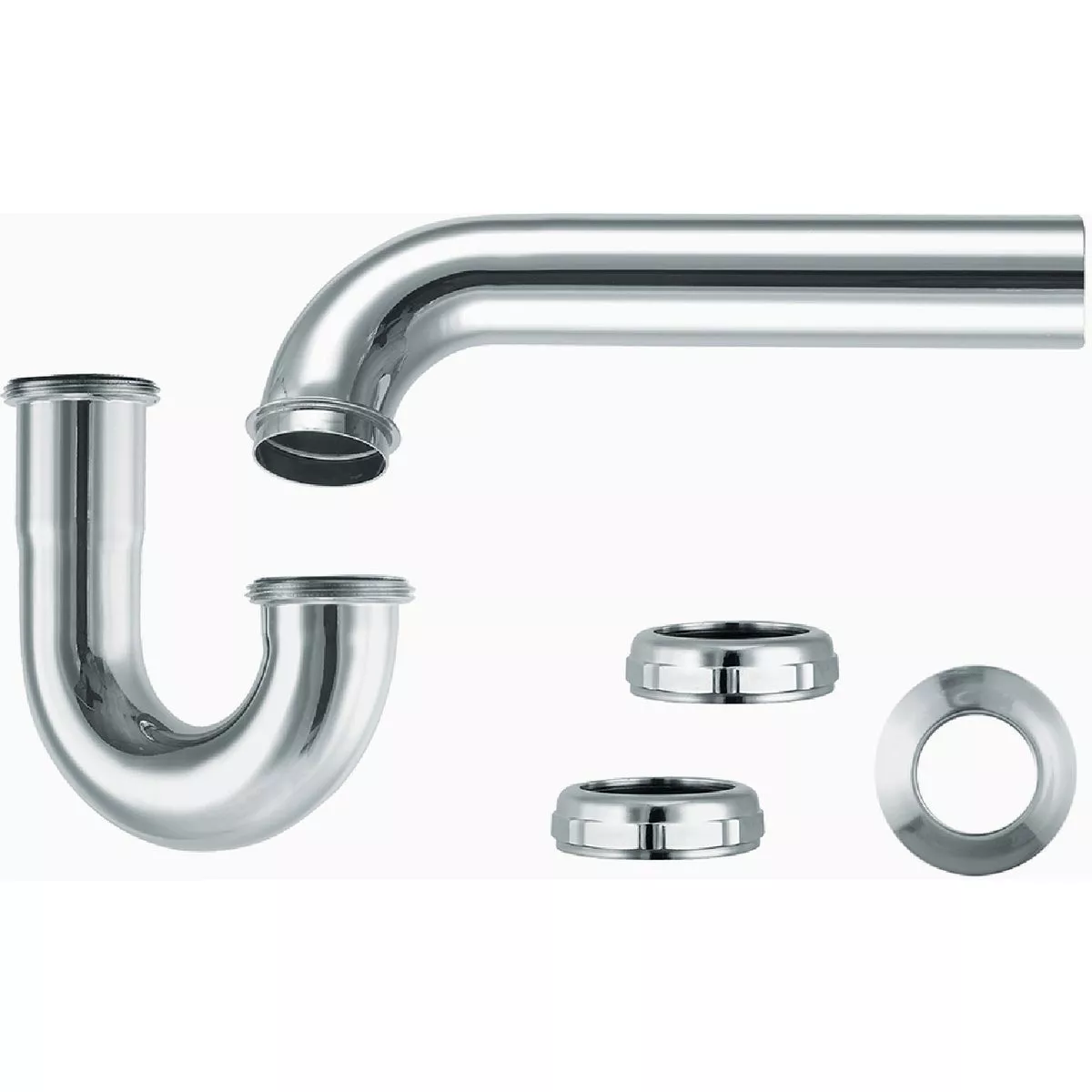 Plumb Craft 1-1/2 In. Chrome Plated Brass P-Trap
