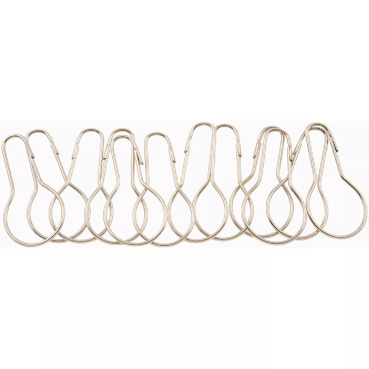 Plumb Craft Rust Resistant Shower Curtain Hooks (12-Pack)
