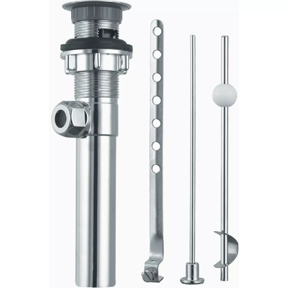 Plumb Craft 1-1/4 In. x 8-1/2 In. Chrome Plated Plastic Pop-Up Drain Assembly