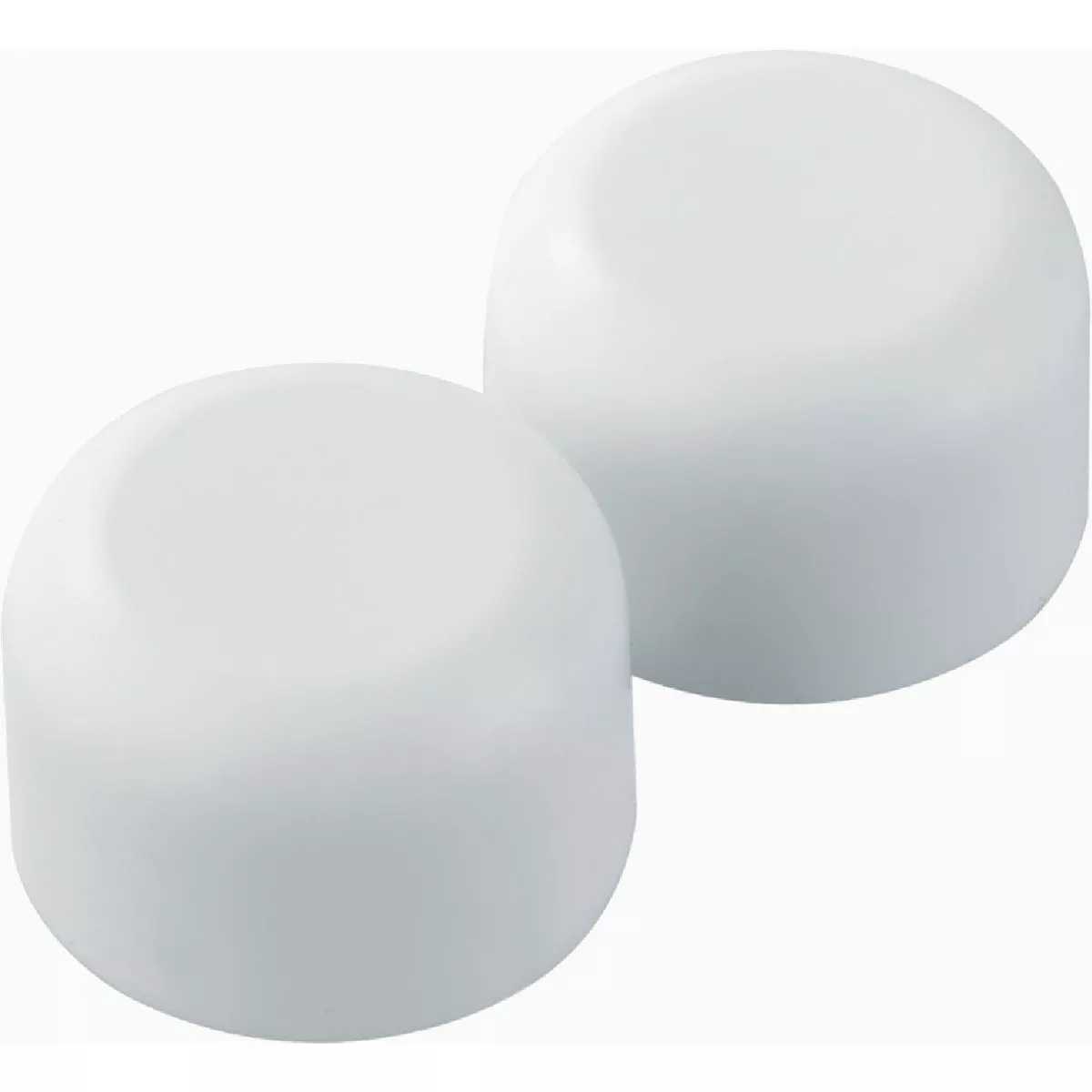 Plumb Craft White Round Toilet Bolt Caps (2-Pack)