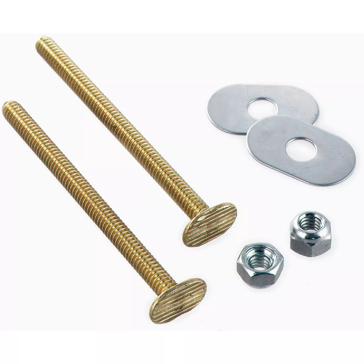 Plumb Craft 1/4 In. x 2-1/4 In. Brass Toilet Bolt Set