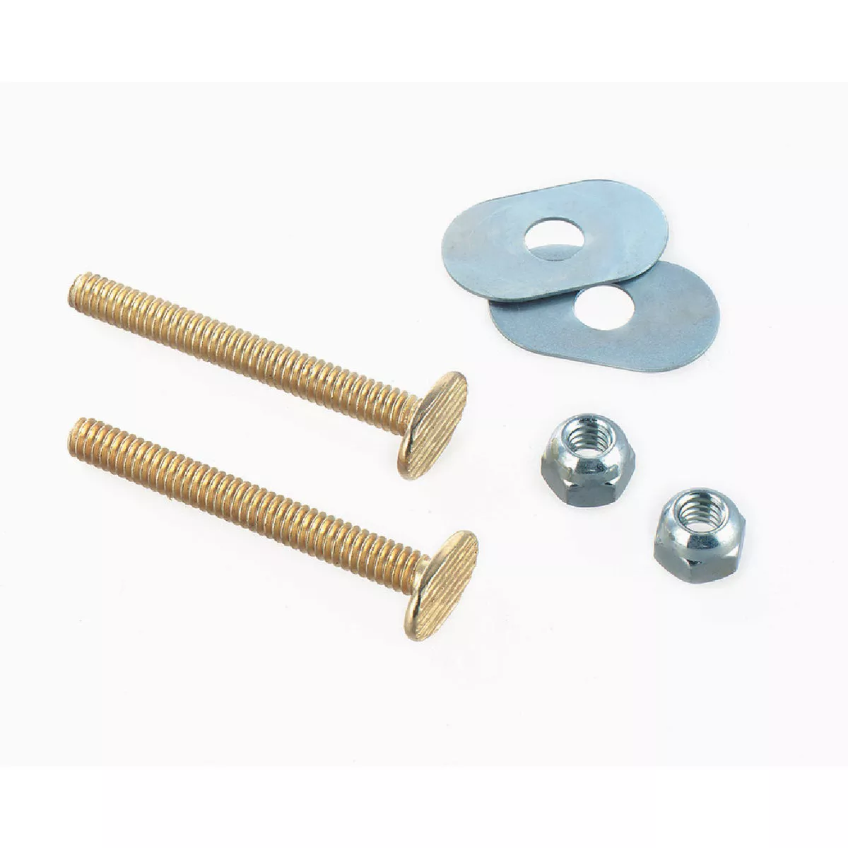 Plumb Craft 1/4 In. x 2-1/4 In. Brass Bowl to Floor Toilet Bolt Set