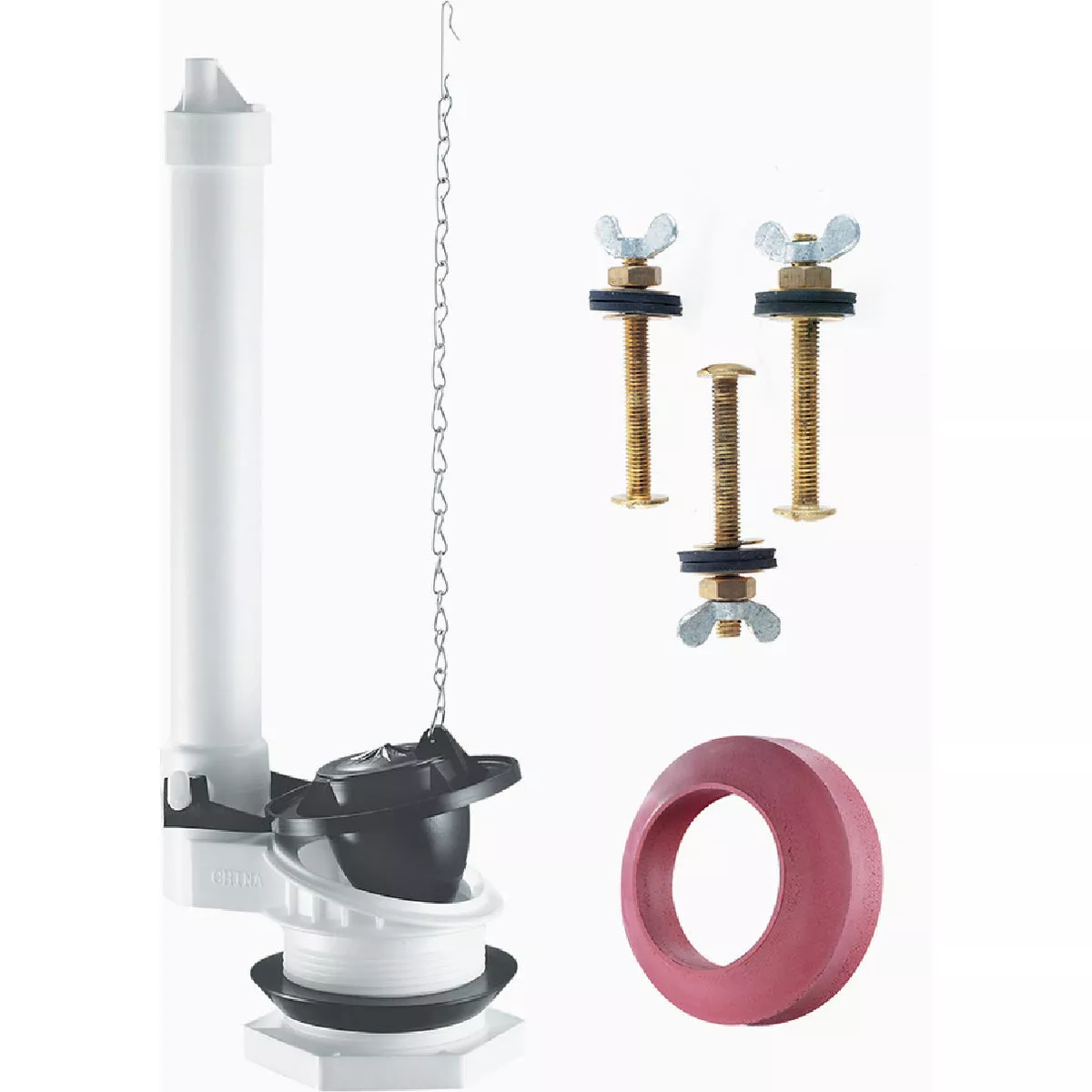 Plumb Craft 2 In. Toilet Flush Valve Replacement Kit with Tank to Bowl Gasket Bolts