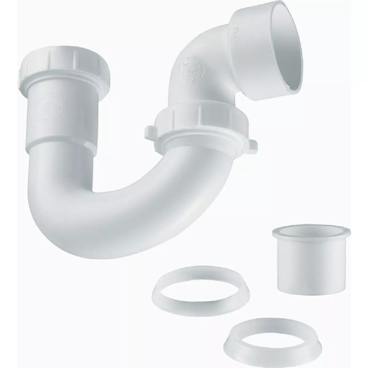 Plumb Craft 1-1/2 In. or 1-1/4 In. White Plastic Replacement Sink P Trap-