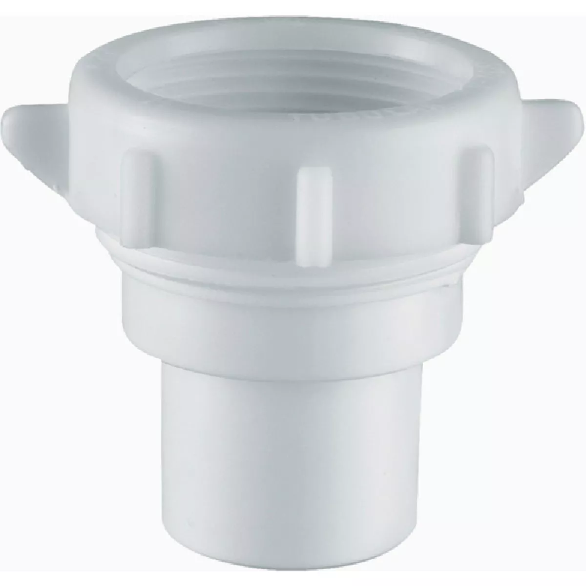 Plumb Craft 1-1/2 In. x 1-1/4 In. White Plastic Slip Joint Reducing Adapter
