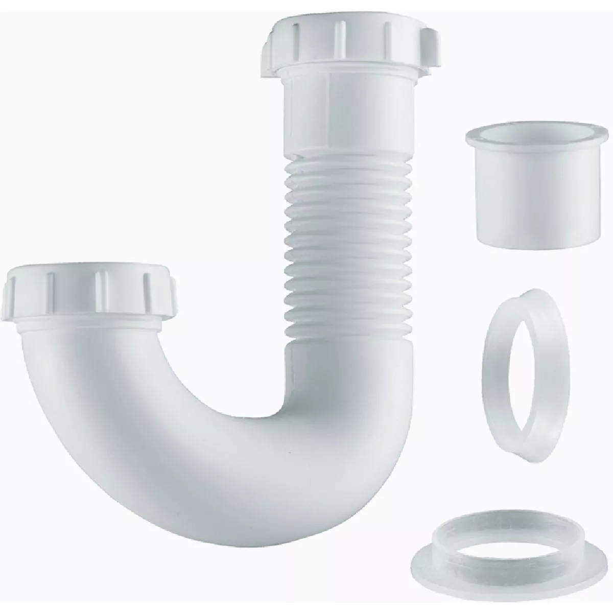 Plumb Craft 1-1/2 Replacement Flexible P Trap Female J-Bend