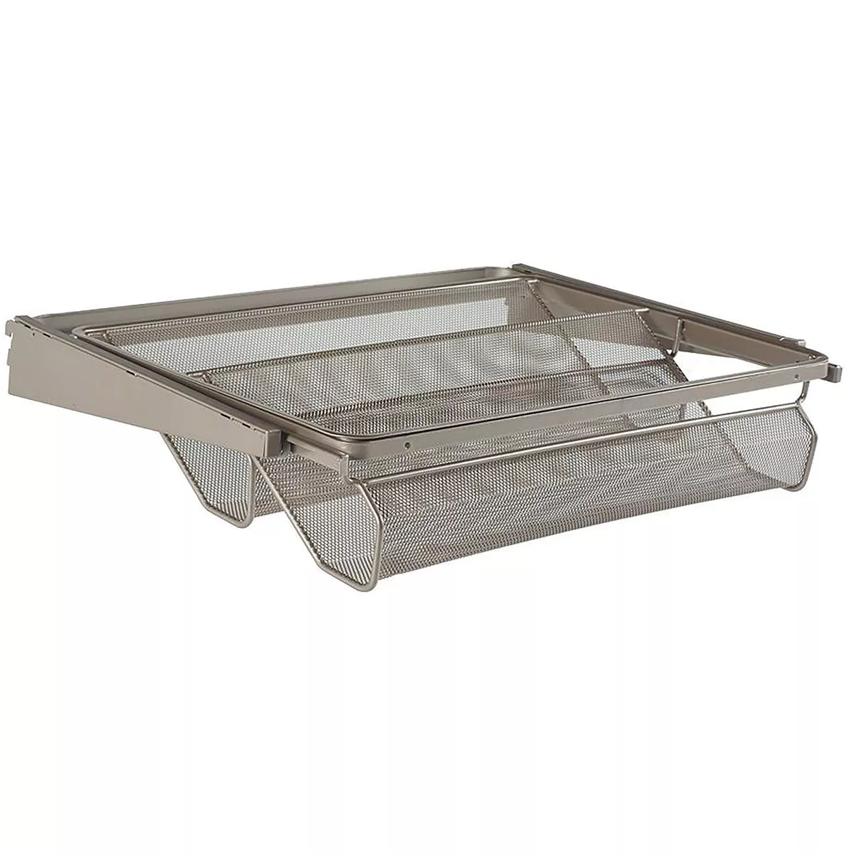 Knape & Vogt Closet Culture Champagne Nickel Shoe Rack Kit