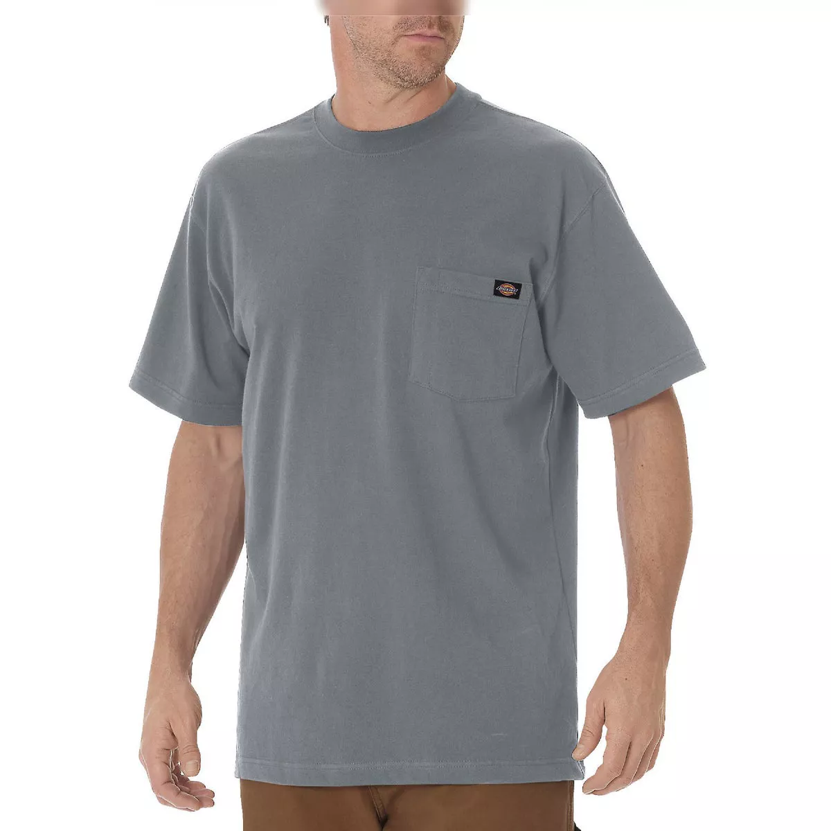 Dickies Large Tall Heather Gray Short Sleeve Shirt