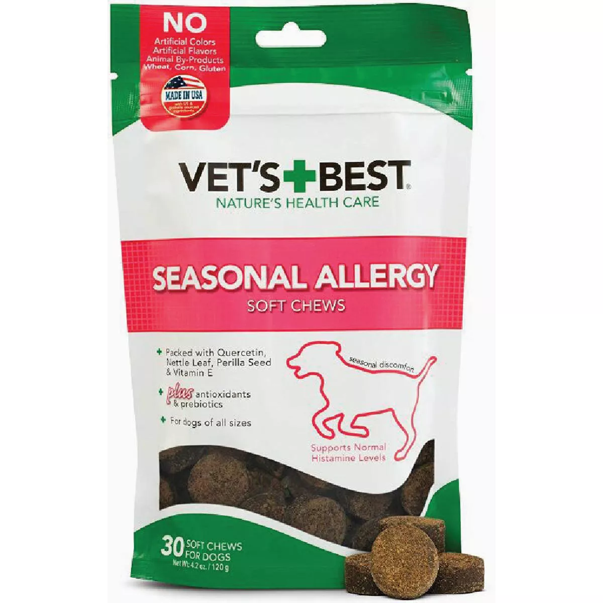 Vet's Best Seasonal Allergy Soft Chews (30-Pack)