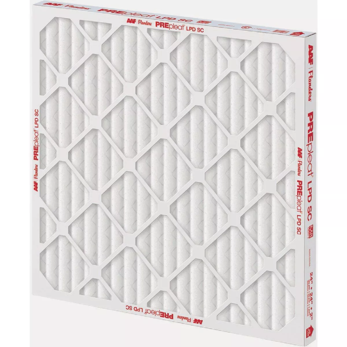 AAF Flanders PREpleat 14 In. x 20 In. x 1 In. Extended Surface Supported Merv 8 Pleated Panel Filter