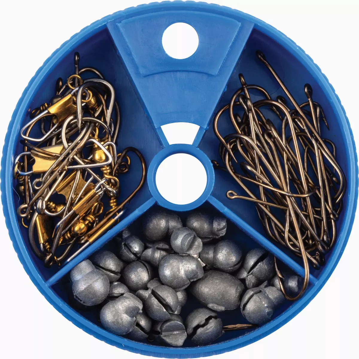 Danielson Hook Swivel Sinker Kit Dial Box Assortment (75-Piece)