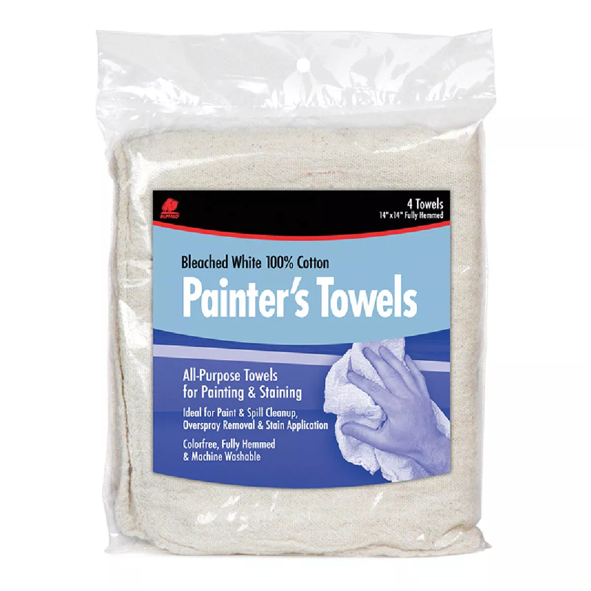 Buffalo Industries 14 In. W x 14 In. L Disposable Painter's Shop Towel