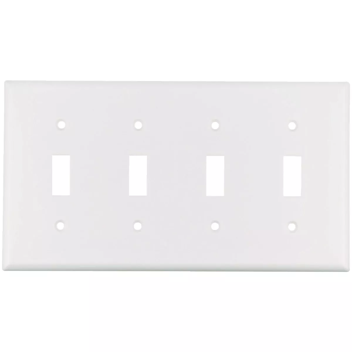 Eaton 4-Gang Switch Wall Plate, White