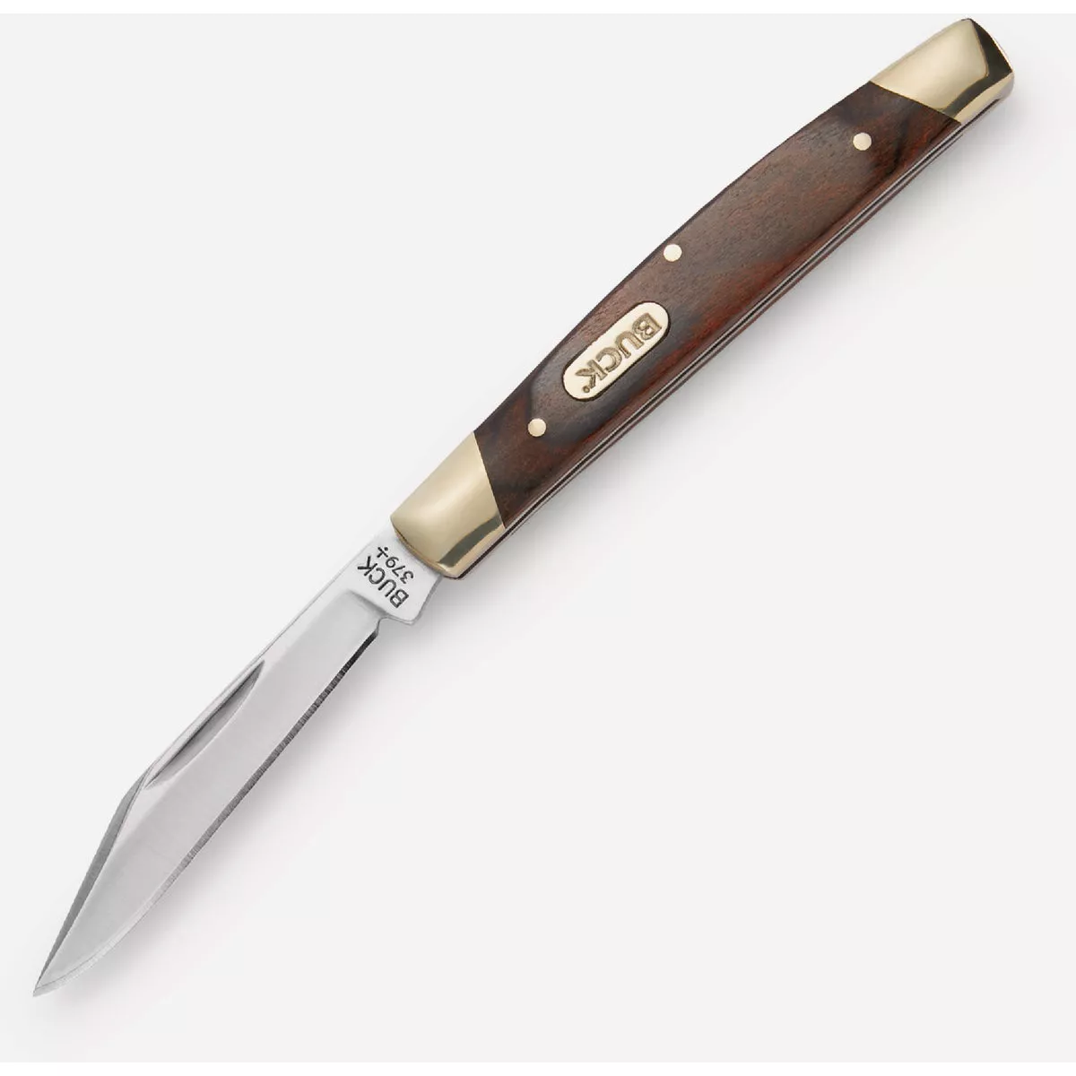 Buck 379 Solo Pocket Knife, Woodgrain