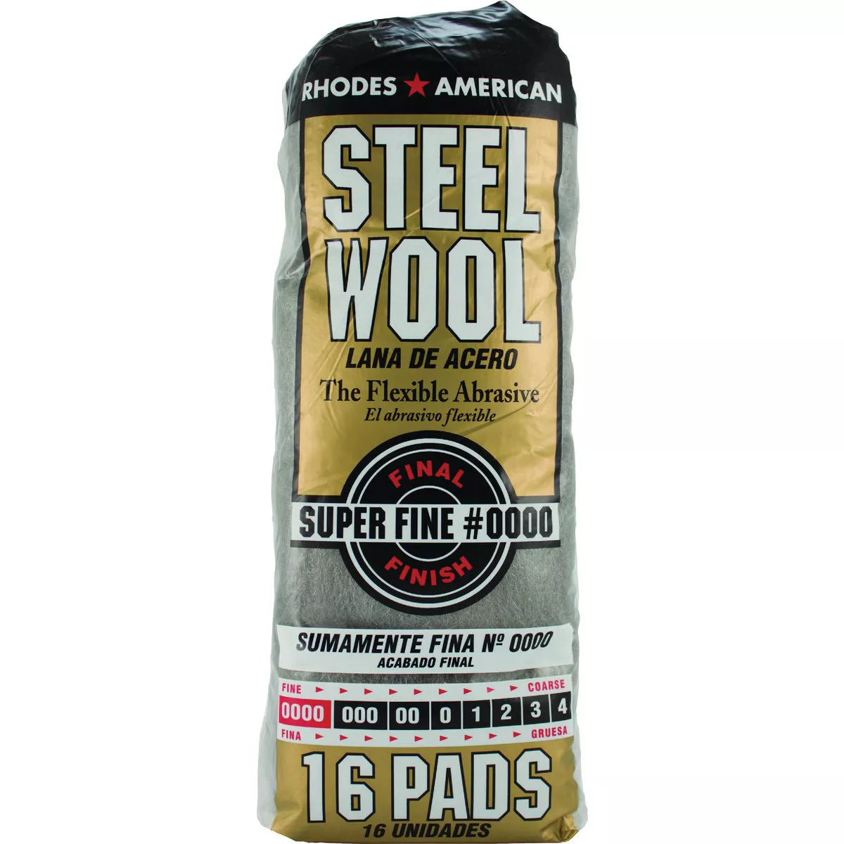Homax Rhodes American #0000 Super Fine Steel Wool (16-Pack) - photo 2