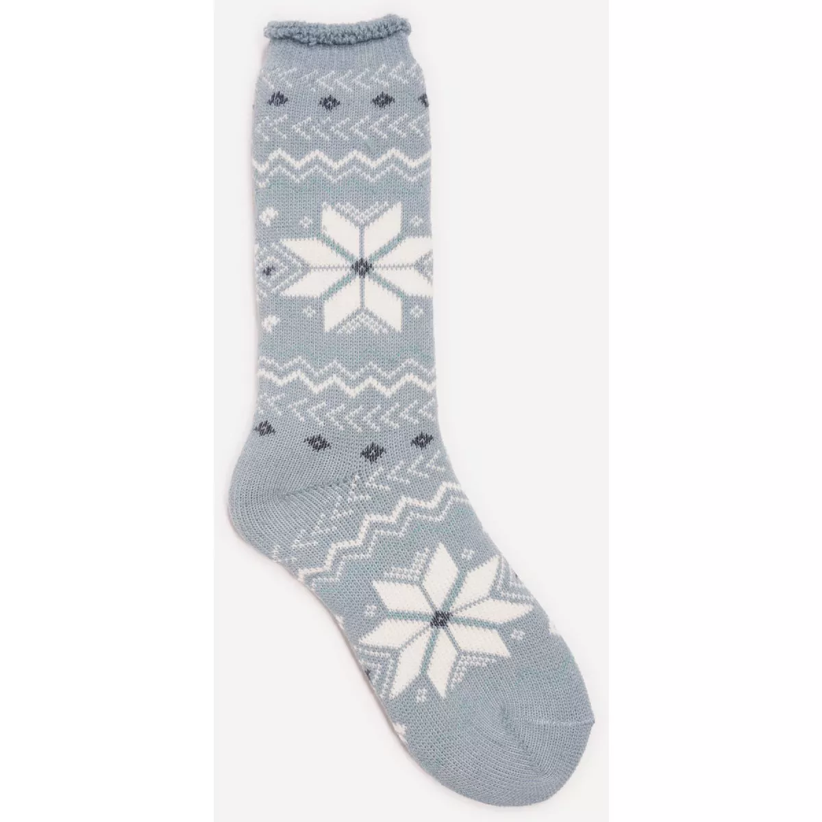 Muk Luks Women's Blue Thermal Heat Retainer Socks