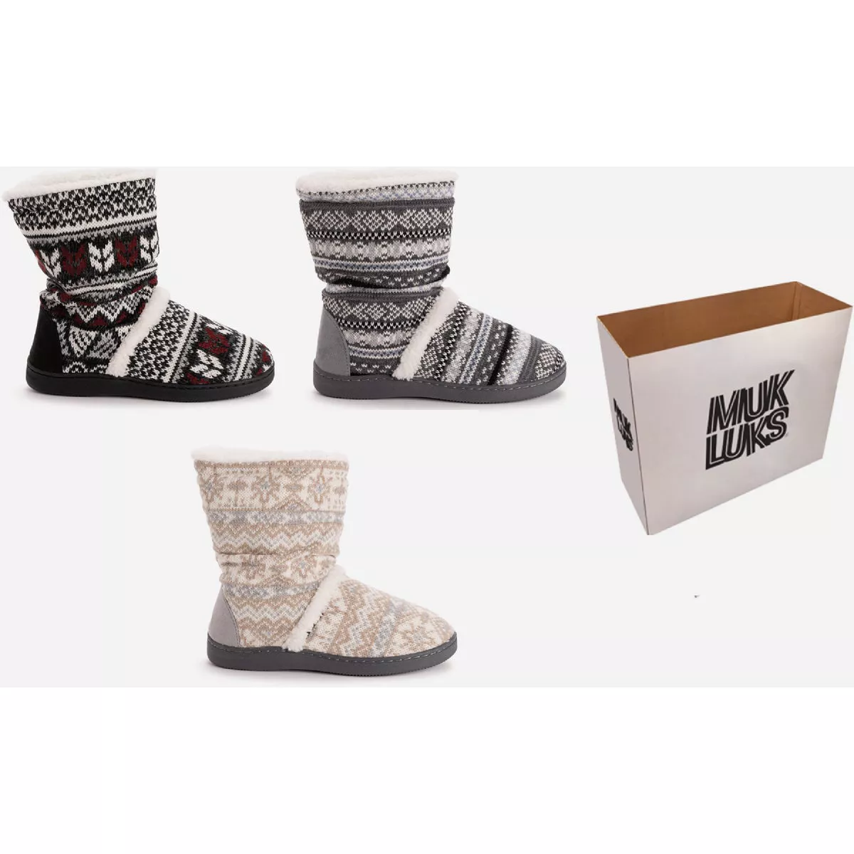 Muk Luk Women's Holly Slipper Assortment