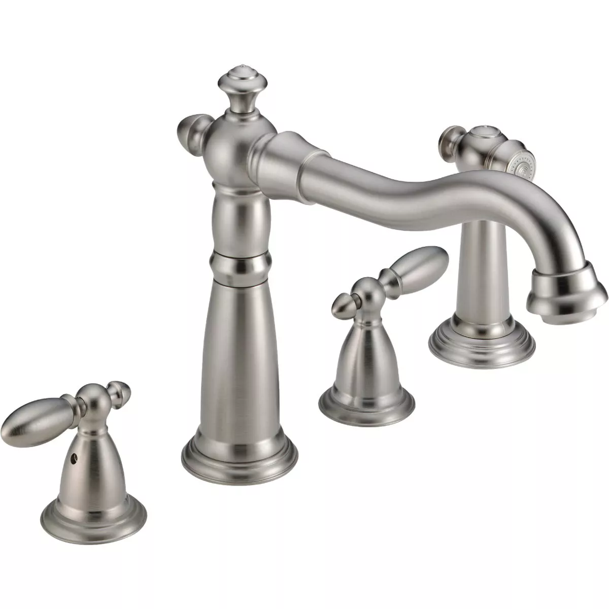 Delta Victorian Kitchen Faucet with Side Spray, Stainless