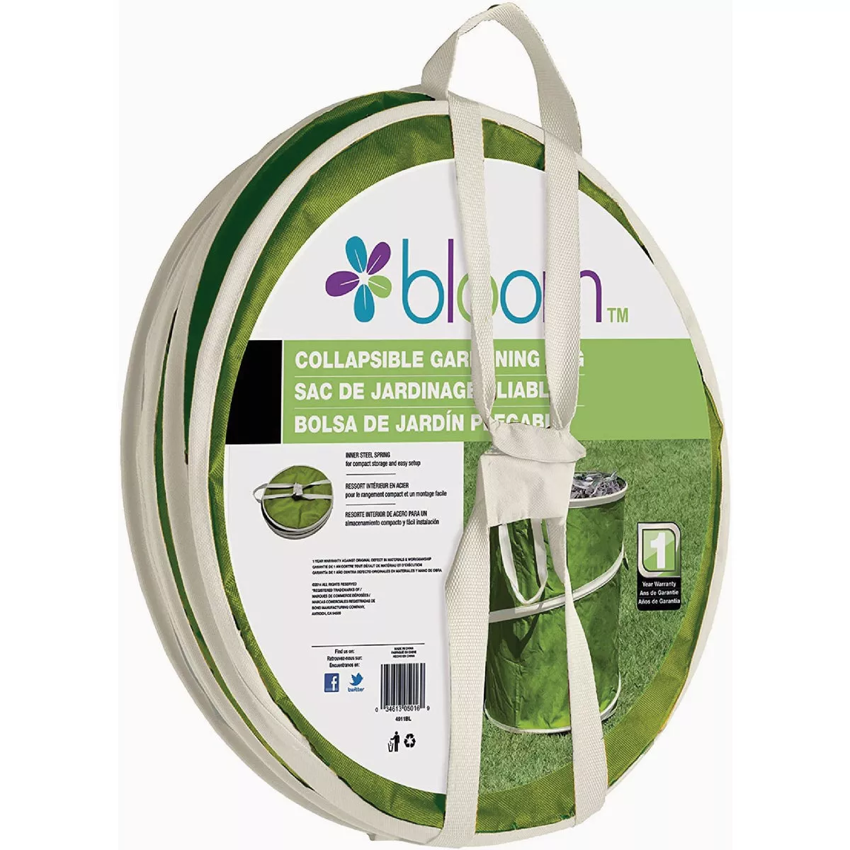 Bloom 32 Gal. Polyester Collapsible Garden Bag