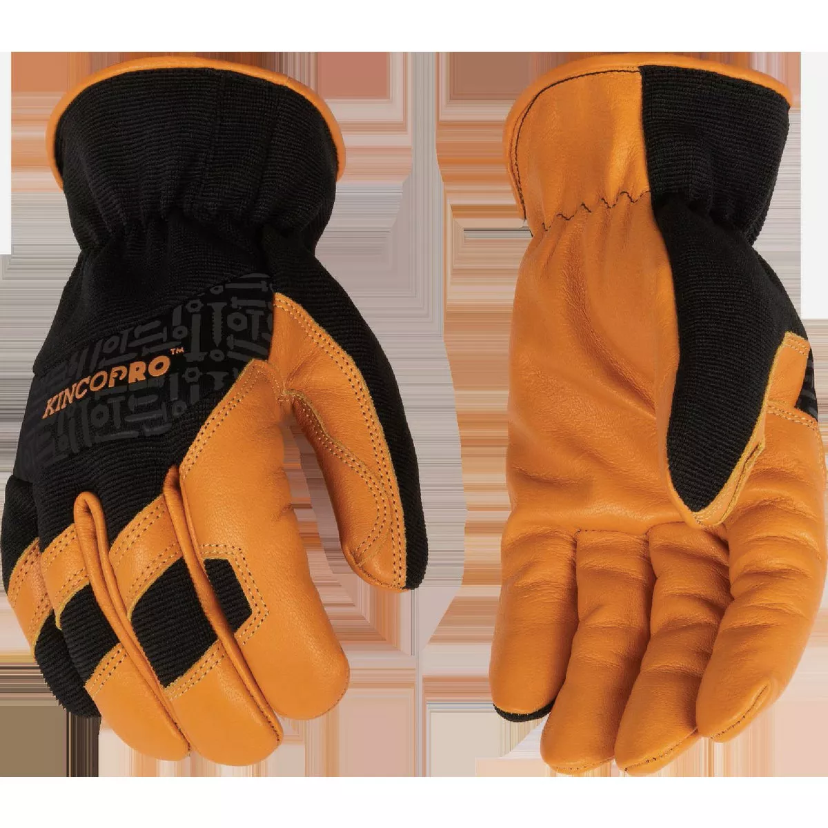 KincoPro Men's Medium Grain Buffalo & Synthetic Hybrid Work Glove