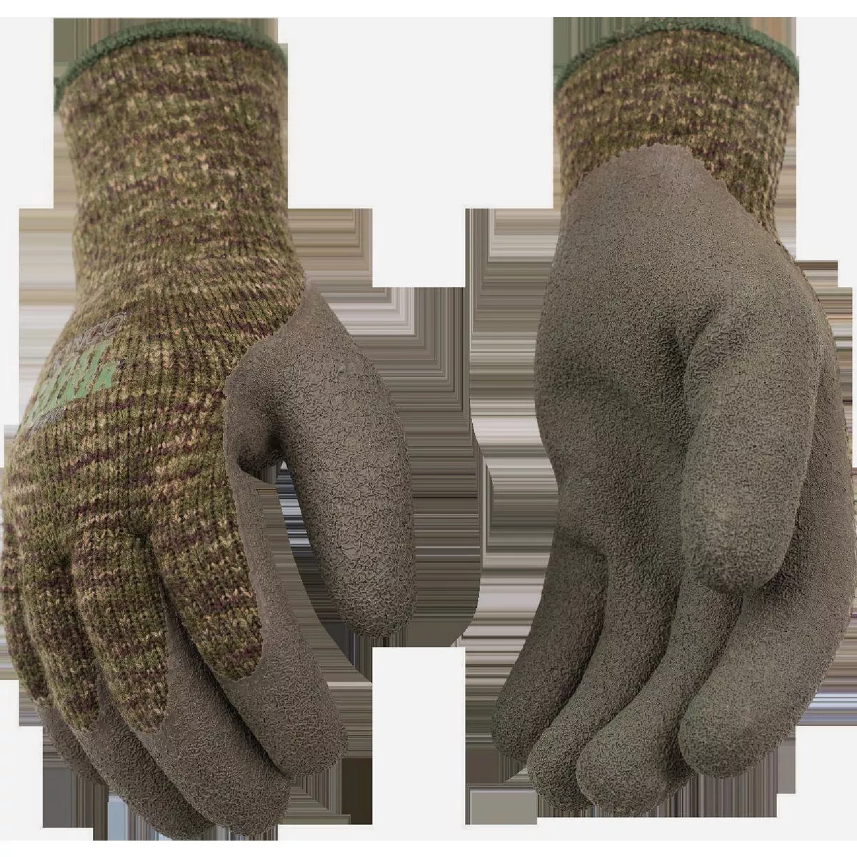 Kinco Frost Breaker Men's Large Thermal Knit Shell & Foam Latex Palm Glove, Camo