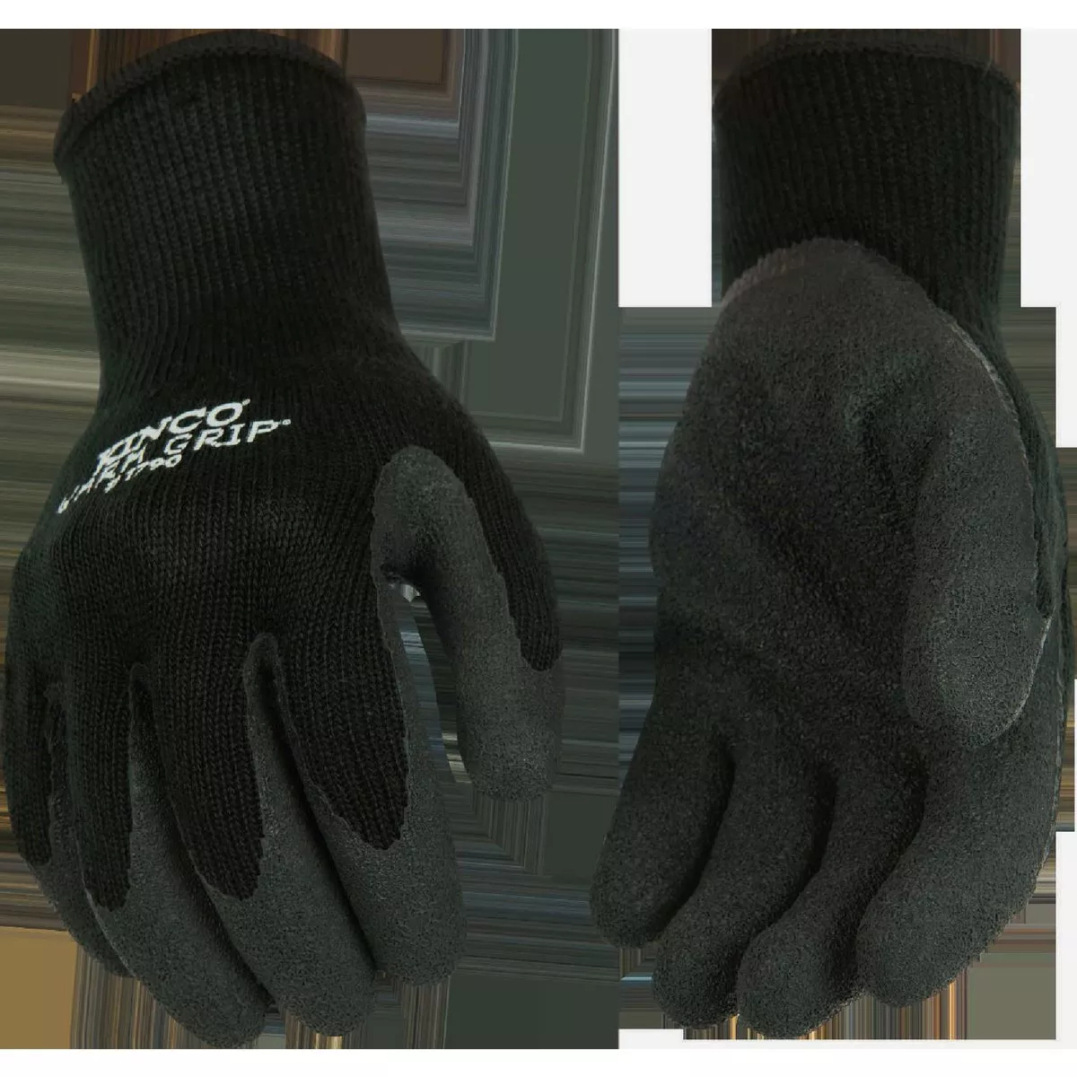 Kinco Men's Small Warm Grip Thermal Knit Shell & Latex Palm Glove-