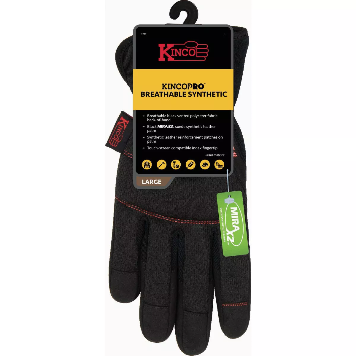 KincoPro Men's XL Breathable Synthetic Glove