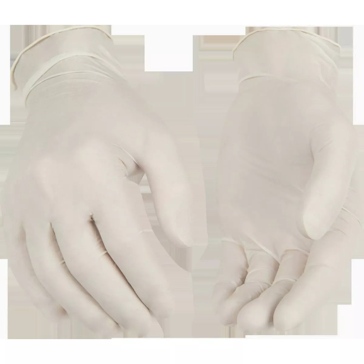 Kinco Men's Large Disposable White Powdered Latex Glove