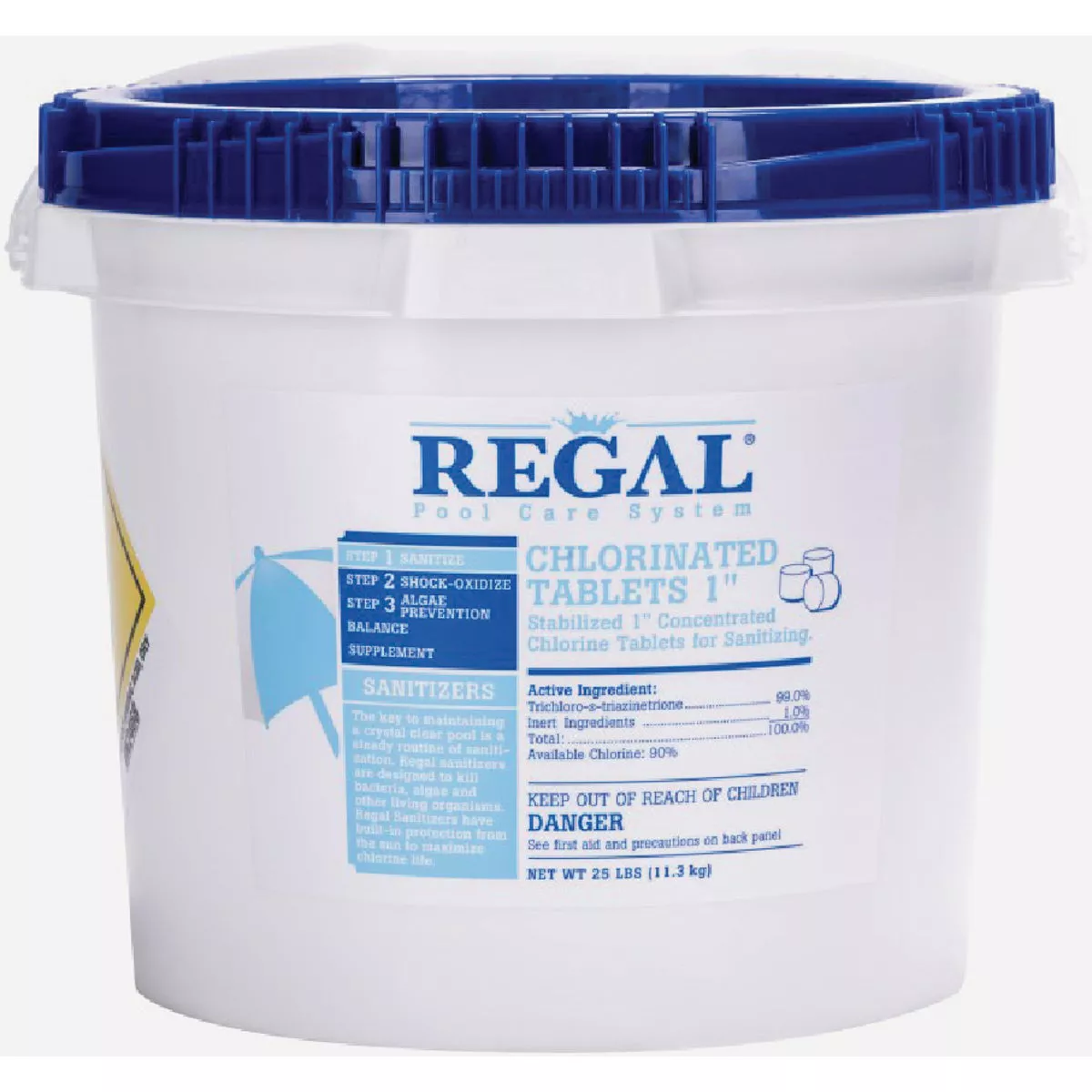 Regal Chemicals 25 Lb. 1 In. Chlorinated Tablets Pail