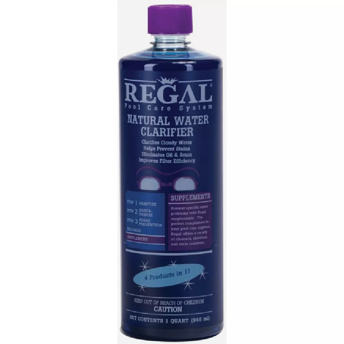 Regal Chemicals 1 Qt. Super Natural Clarifier Pool Treatment