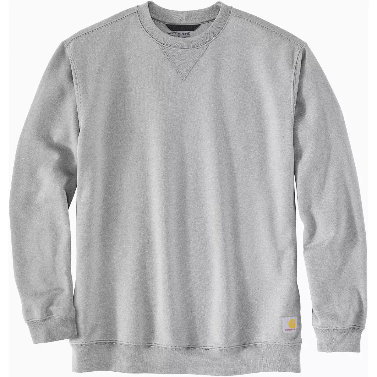 Carhartt Men's 5XL Regular Heather Gray Midweight Crewneck Sweatshirt, Loose Fit