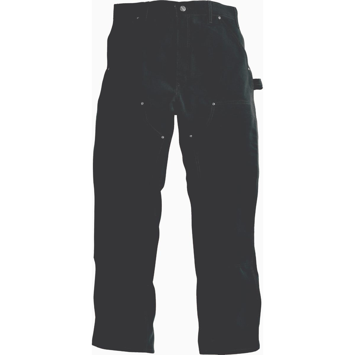 Double Front Pants in Black