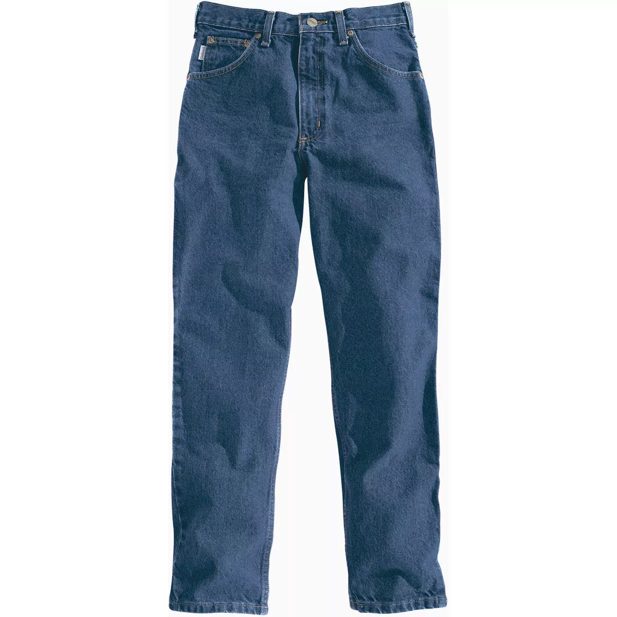 Carhartt Men's 33x32 Darkstone Heavyweight 5-Pocket Tapered Jeans, Relaxed Fit