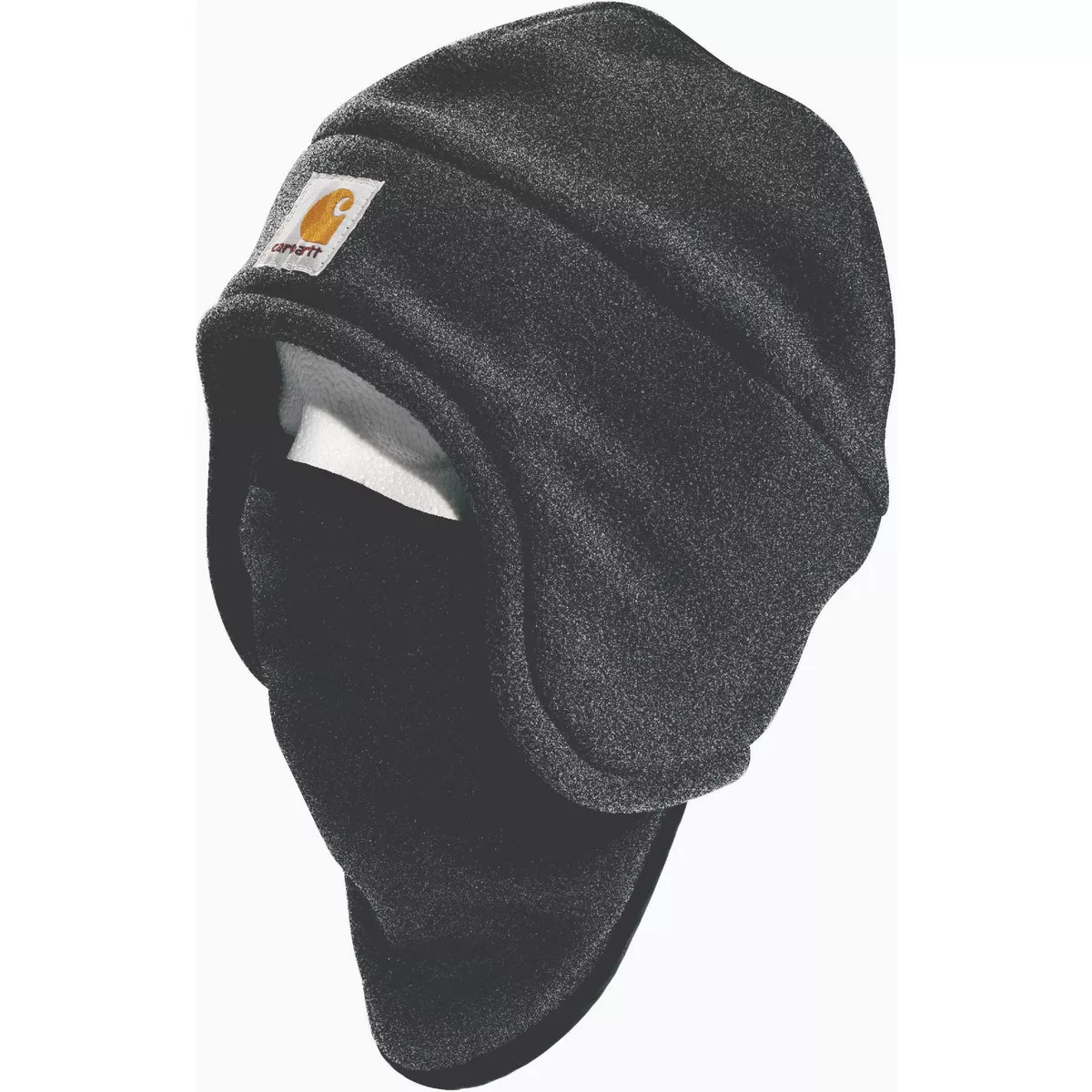 Carhartt Men's Charcoal Heather Fleece 2-In-1 Headwear