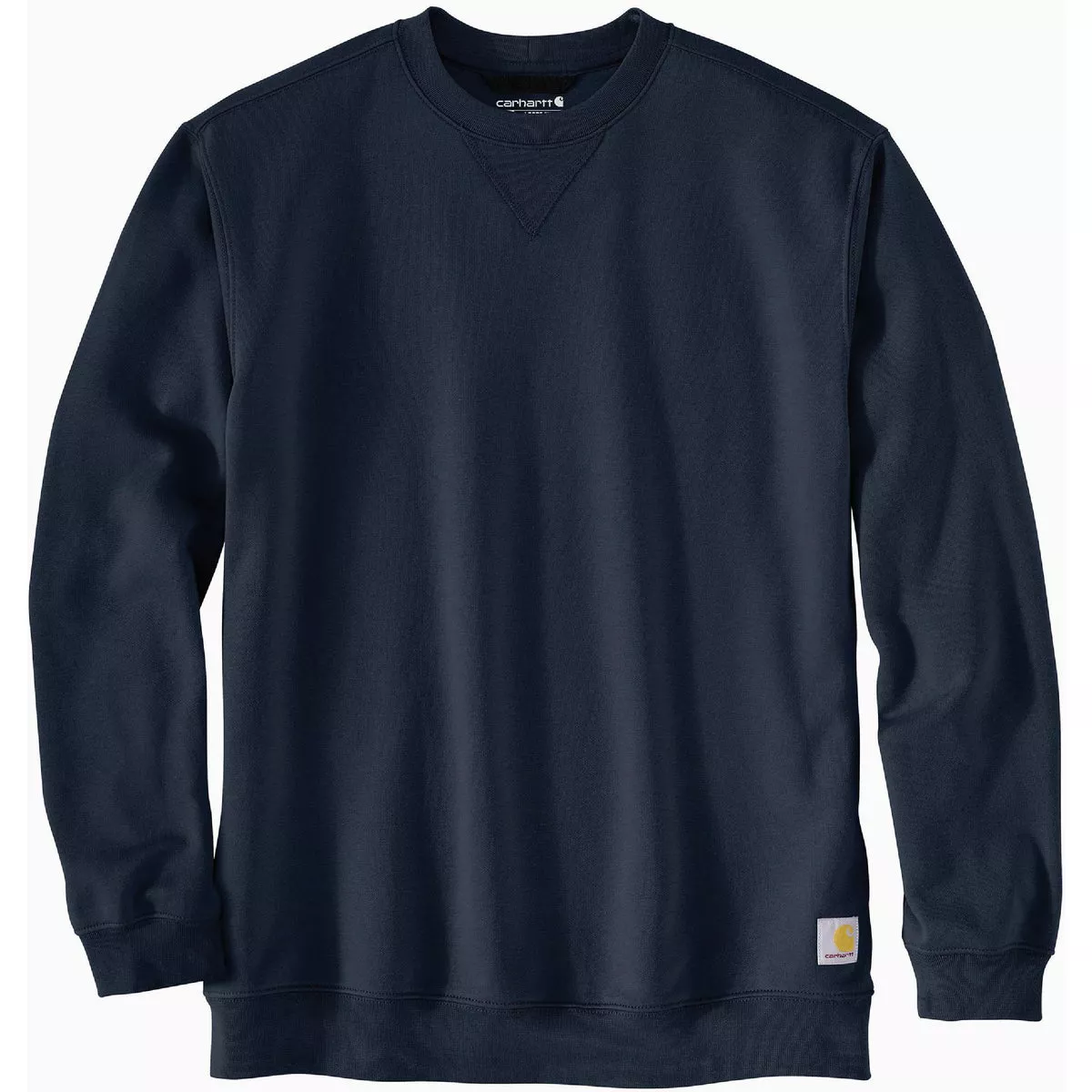 Carhartt Men's 2XL Tall New Navy Midweight Crewneck Sweatshirt, Loose Fit