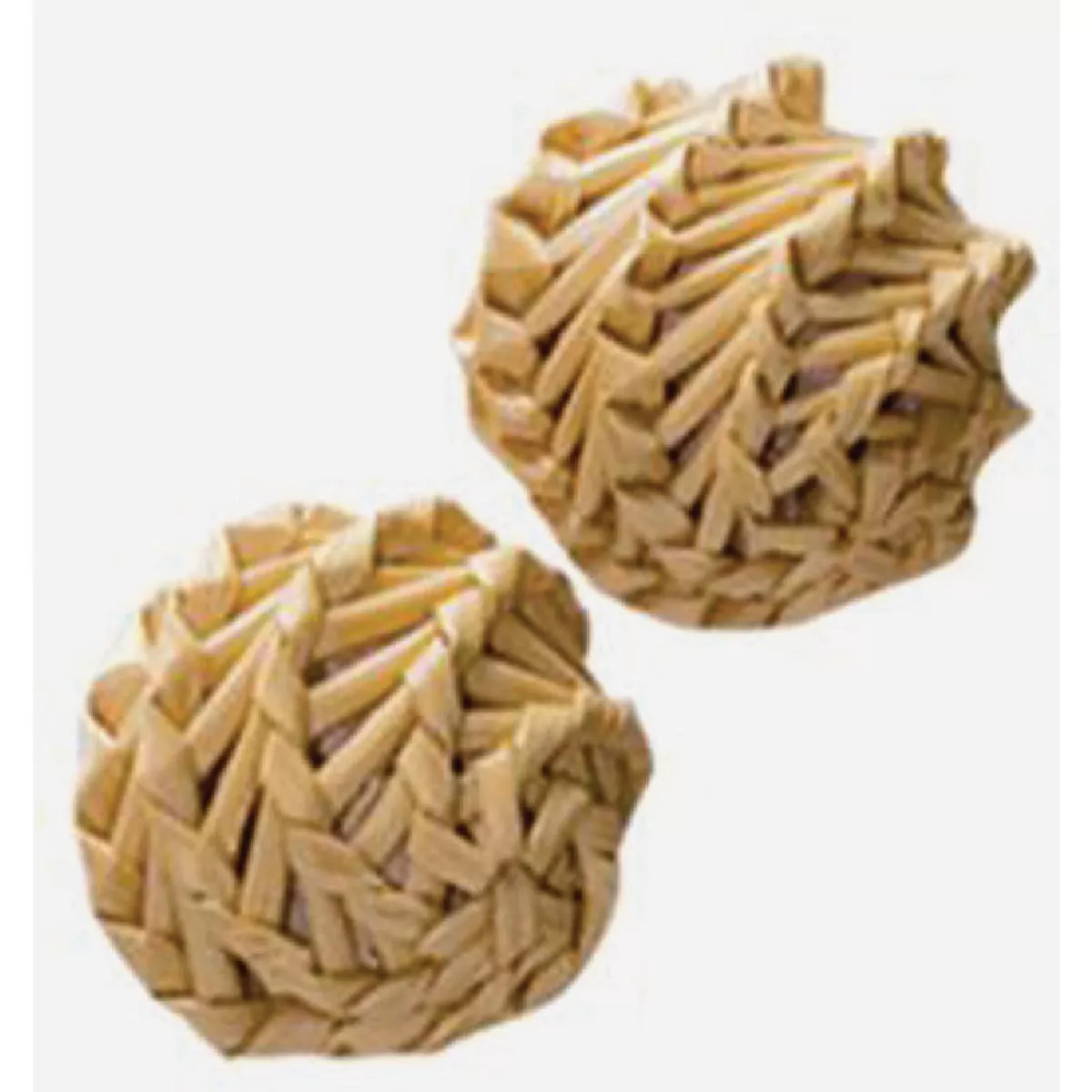 Kong Natural Straw Ball Catnip Cat Toy (2-Pack)