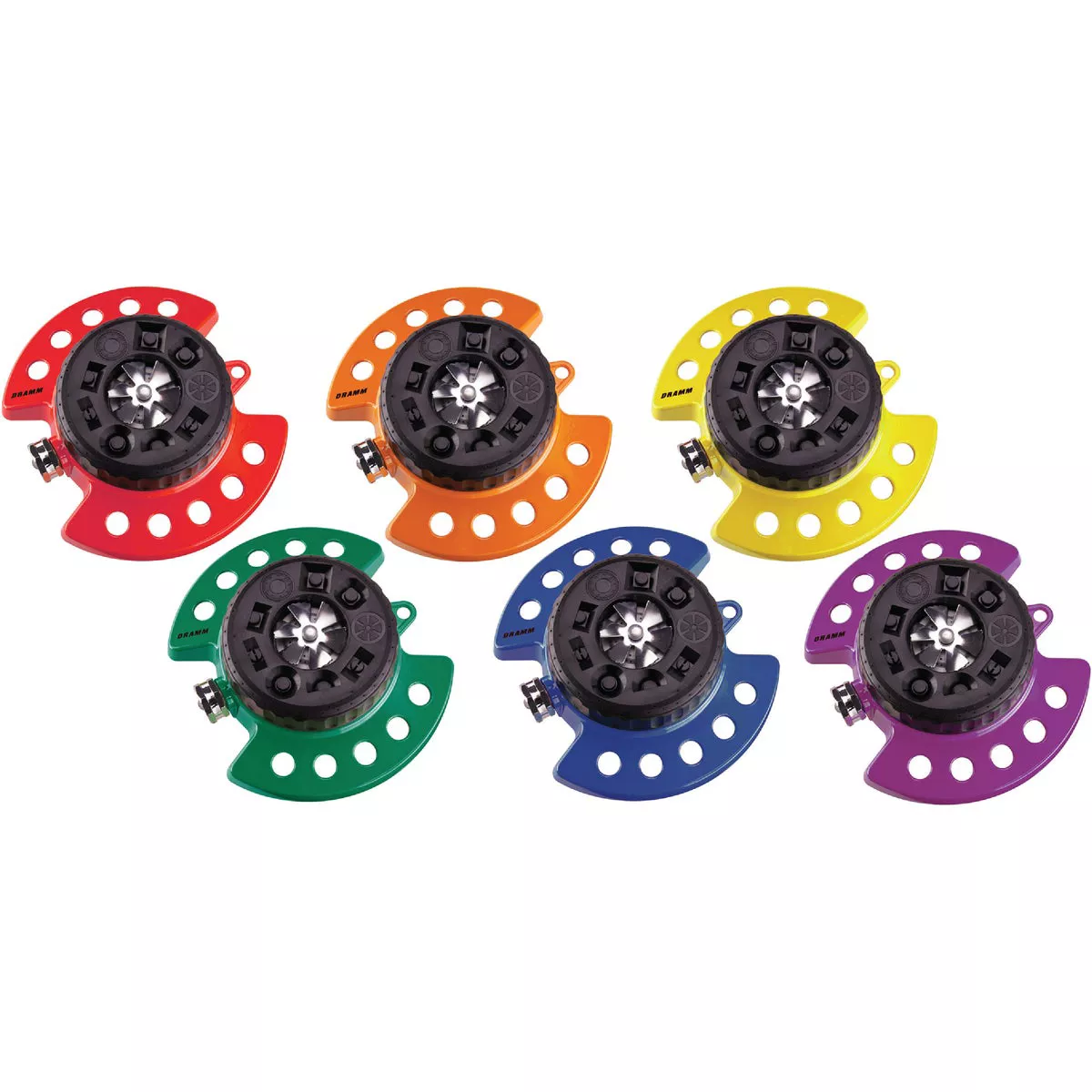 Dramm ColorStorm Zinc/ABS 38 Ft. Dia. 9-Pattern Stationary Turret Sprinkler