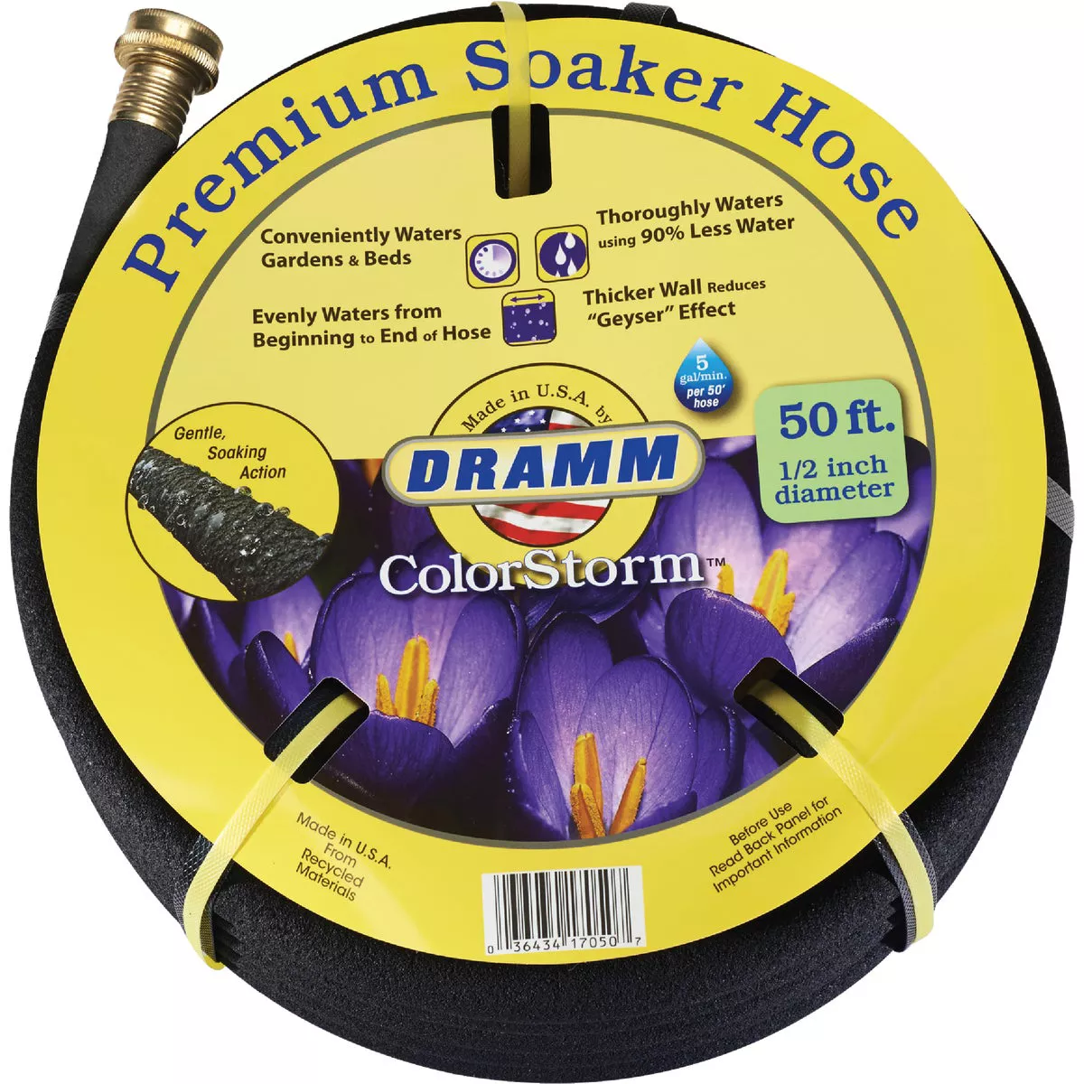 Dramm ColorStorm 1/2 In. Dia. x 50 Ft. L. Soaker Hose | True Value Hardware