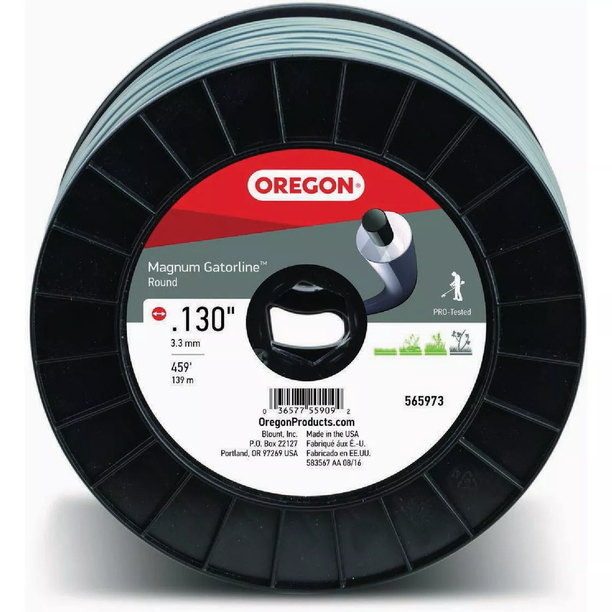 Oregon Magnum Gatorline 0.130 In. x 459 Ft. Round Trimmer Line