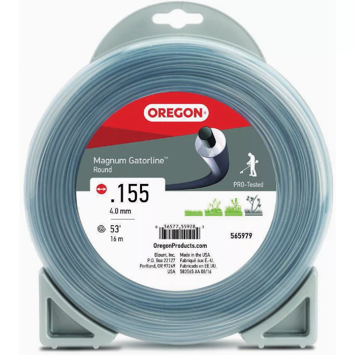 Oregon Magnum Gatorline .155 In. x 53 Ft. Round Trimmer Line