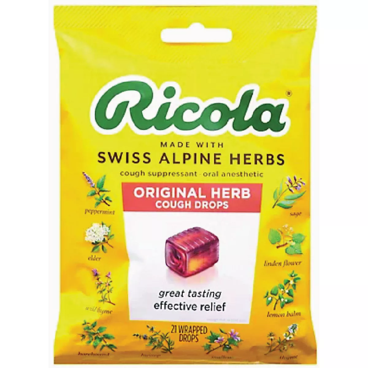 Ricola Original Herb Cough Drop (21-Count) | True Value Hardware