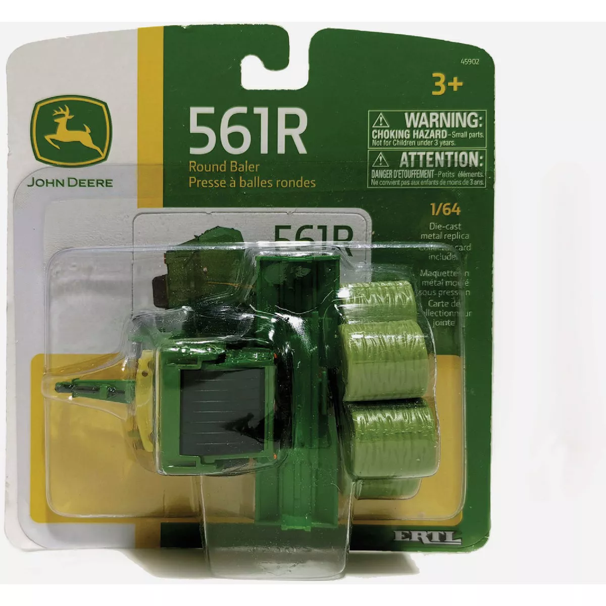 John Deere 561R 1:64 Round Baler with Bales - photo 2