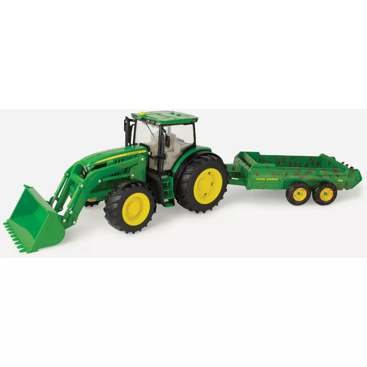 John Deere Big Farm 6210R 1:16 Tractor with Spreader