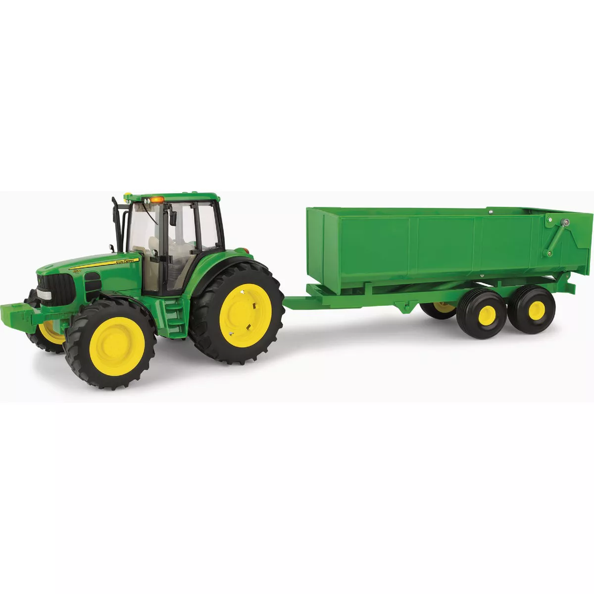 JOHN DEERE 6930 Big Farm Lights & Sound Plastic 1:16 Tractor & Wagon