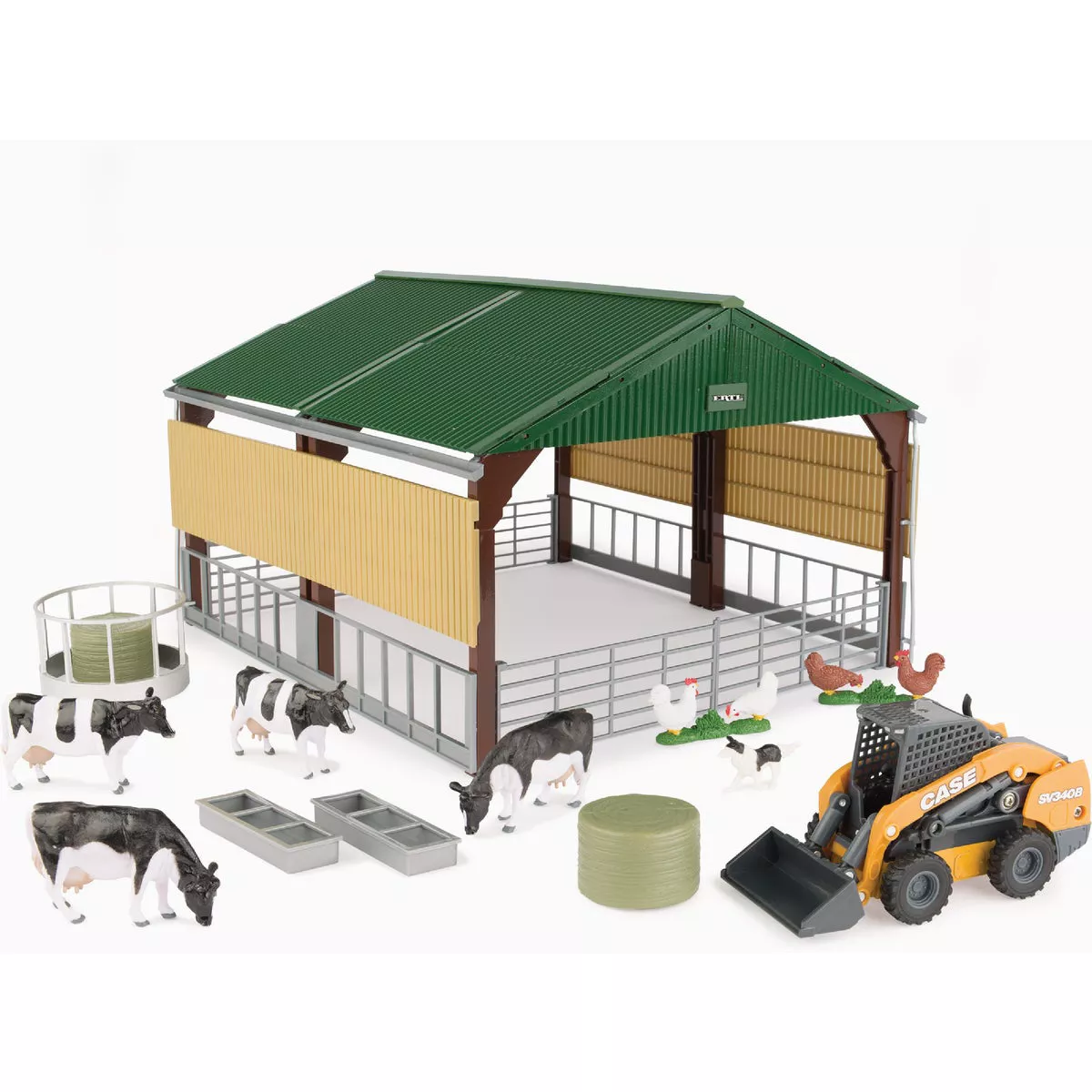 CASE 1:32 Skid Steer & Shed Playset