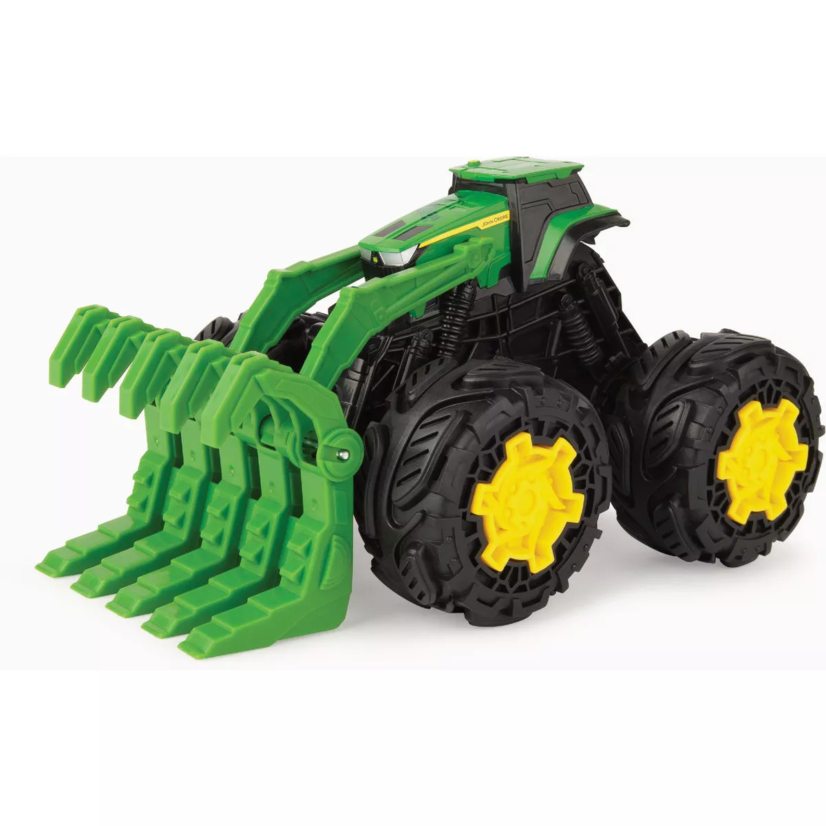 JOHN DEERE Kids Monster Treads 10 In. Rev Up Tractor-