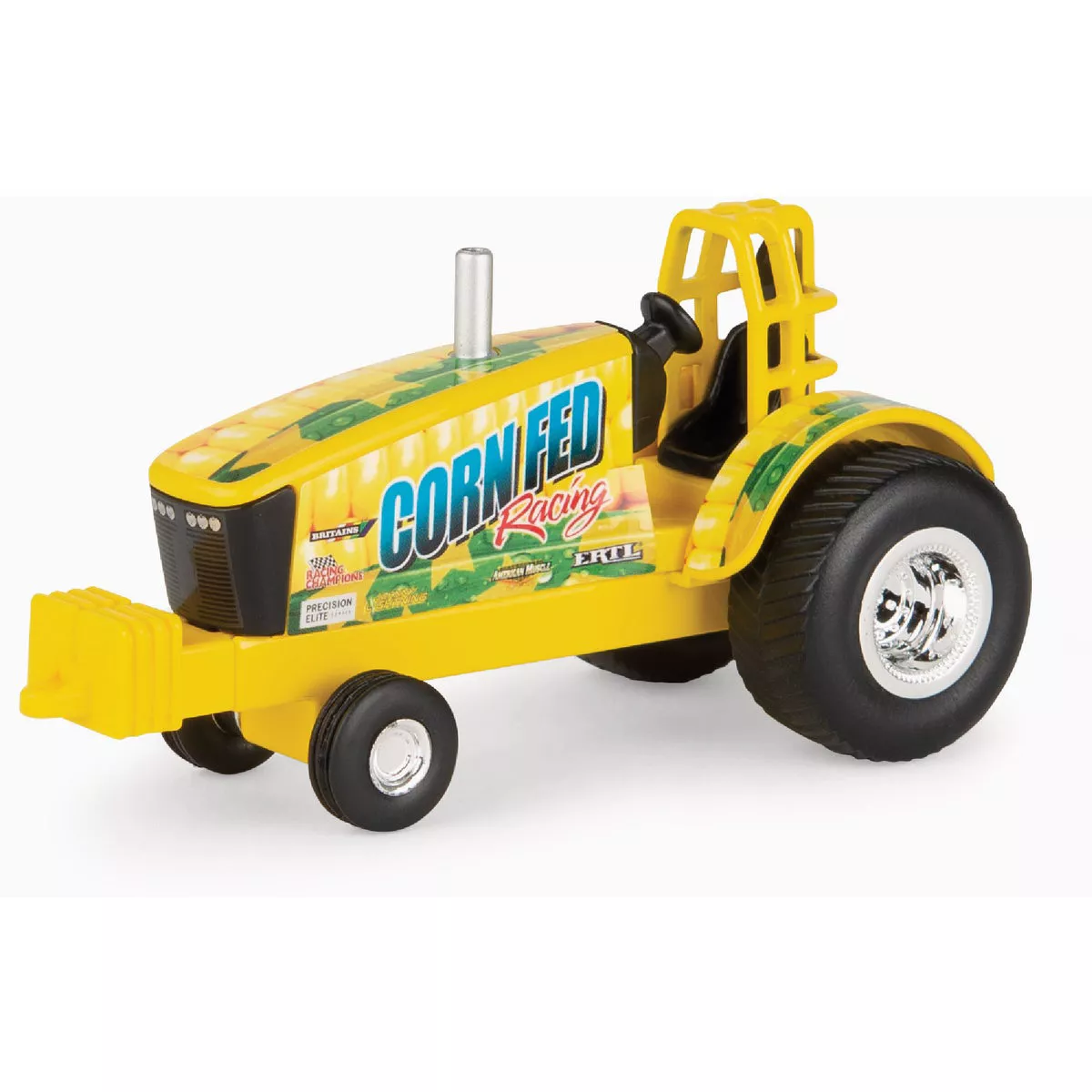 Ertl Collect N Play 1:64 Yellow Puller Tractor