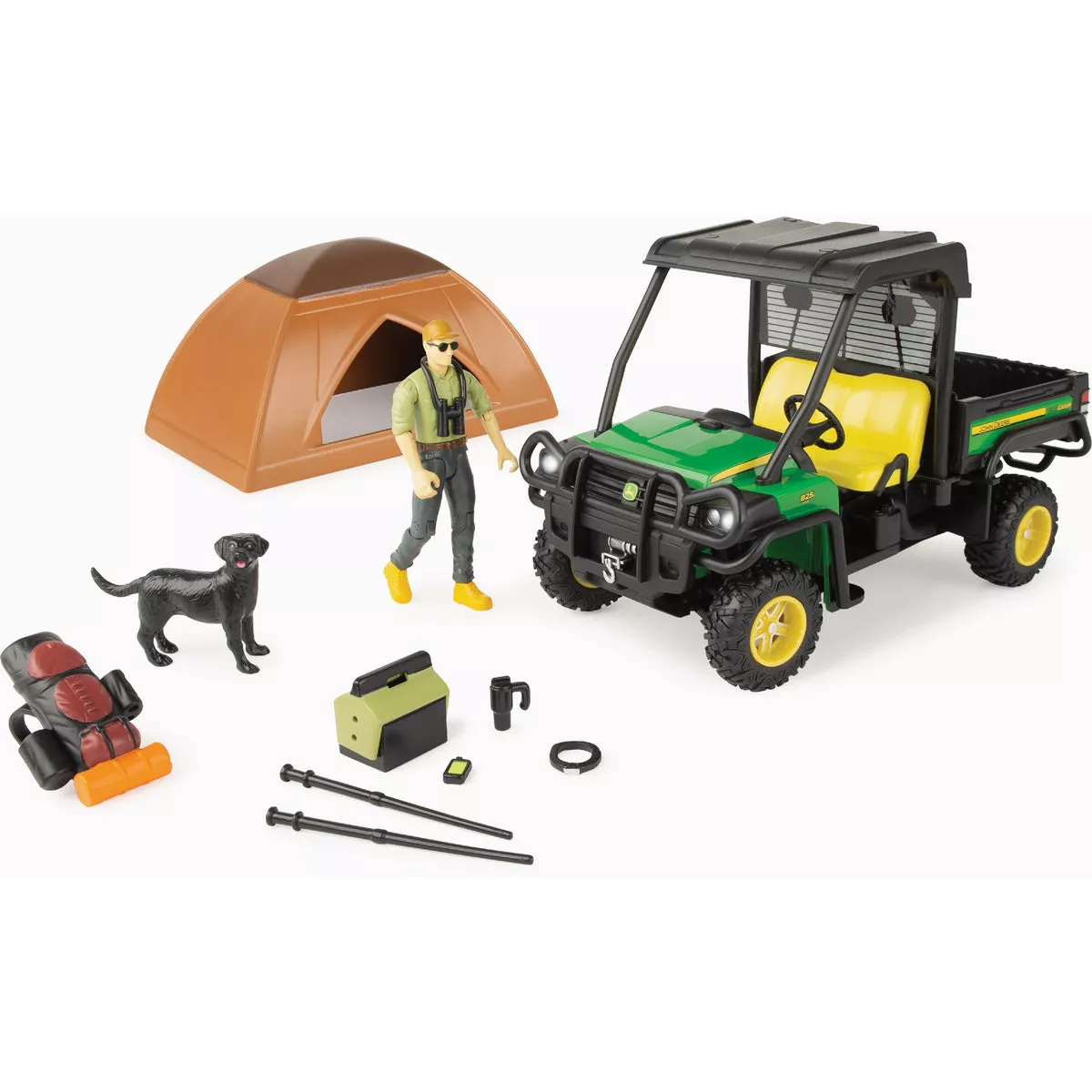 John Deere 1:16 Outdoor Adventure Set with Gator & Accessories