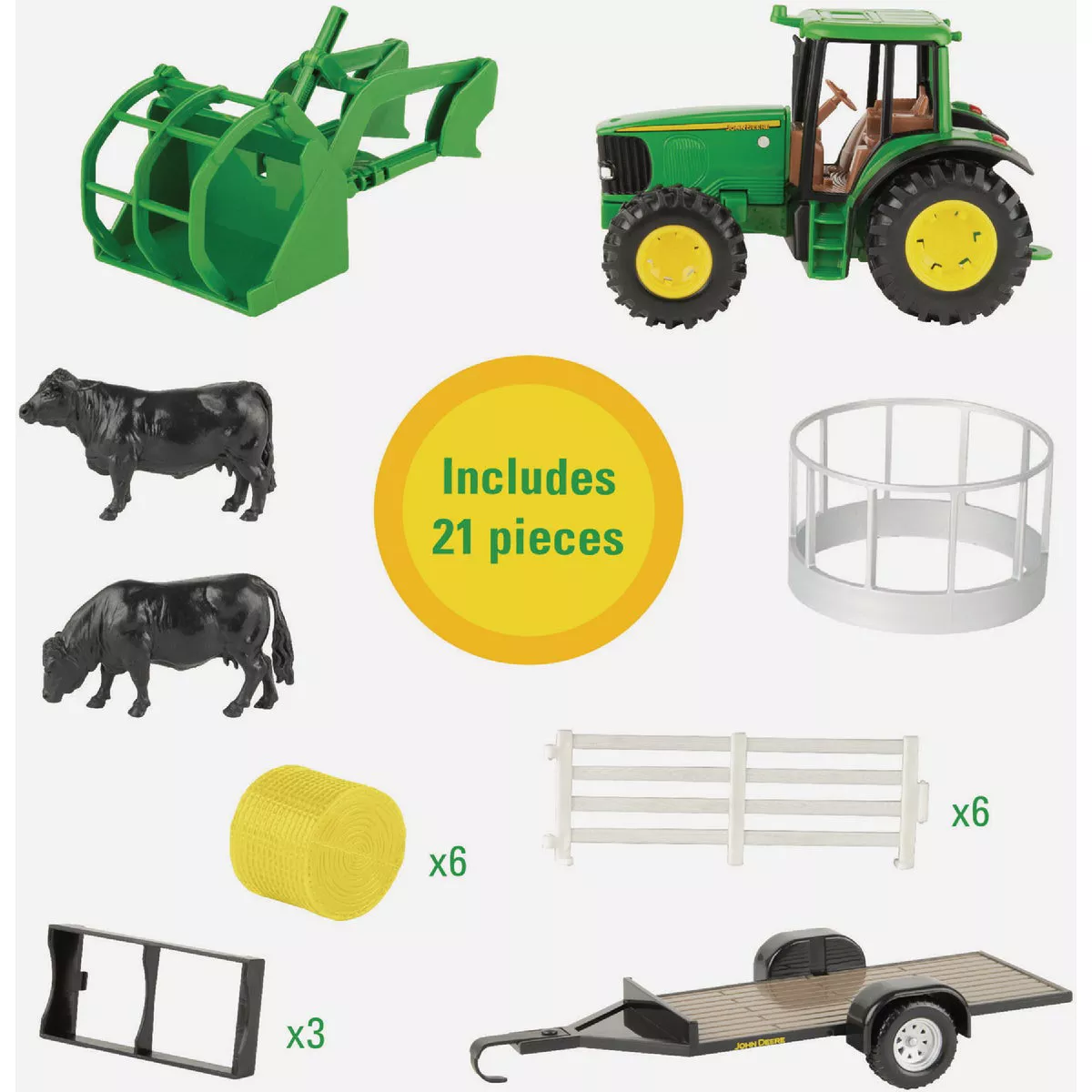 John Deere 1:32 Haying Set (21-Piece)- - photo 2