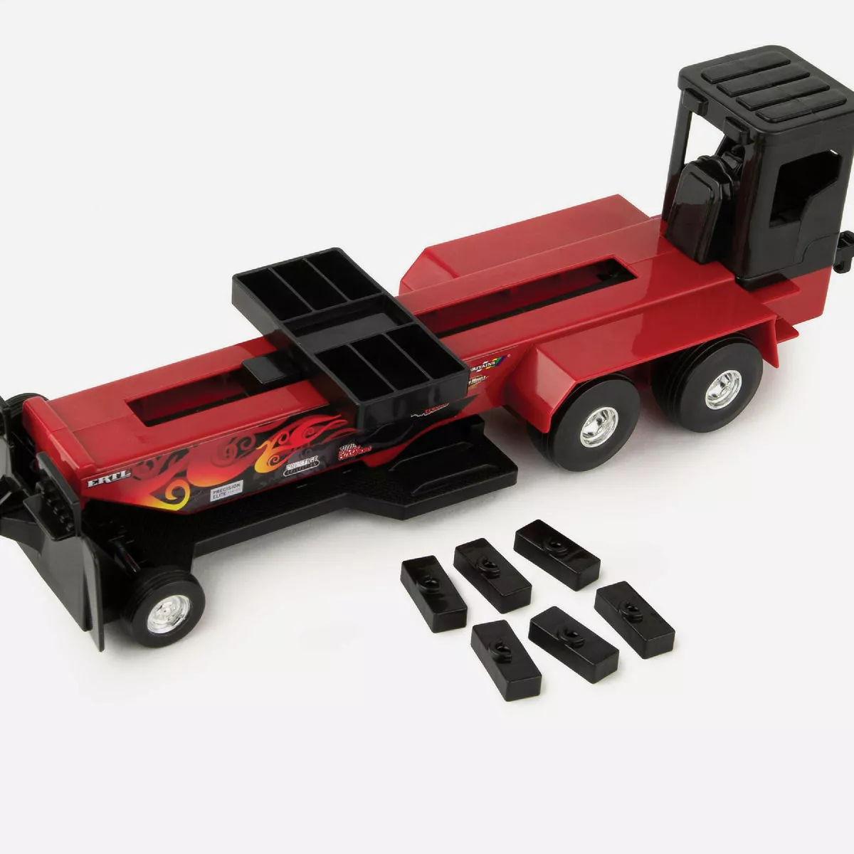 Case IH 1:32 Pull Back Puller Tractor & Sled Toy Set- - photo 5